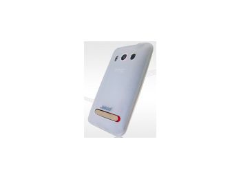 Jekod Protective szilikon tok kijelzővédő fóliával HTC Evo 4G-hez fehér*