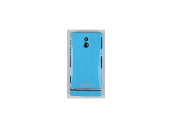Jekod Shiny hátlaptok kijelzővédő fóliával Sony LT22 Xperia P-hez kék*