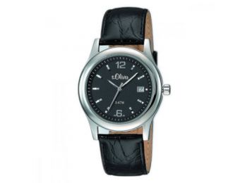s.Oliver uniszex bőrszíjas karóra SO-15075-LQR - trm