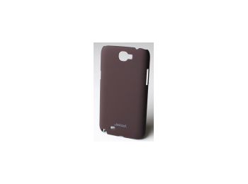 Jekod Super Cool hátlaptok kijelzővédő fóliával Samsung N7100, N7105, Galaxy Note 2-höz barna*