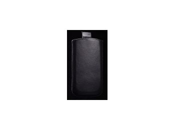 Telone Special álló kihúzhatós bőrtok Samsung i8160 Galaxy Ace 2 méretű fekete**