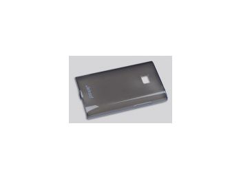 Jekod Protective szilikon tok kijelzővédő fóliával LG E400 Optimus L3-hoz fekete*