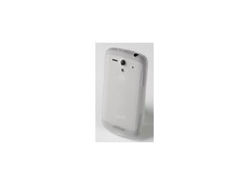 Jekod Protective szilikon tok kijelzővédő fóliával Huawei U8818 G300 Ascend-hez fehér*