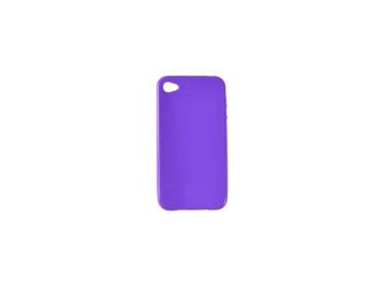 Telone Apple iPhone 4, 4S szilikon tok fényes lila*