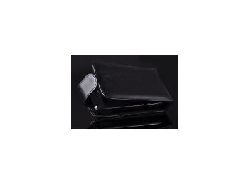 Telone exclusive lefelé nyíló bőrbevonatos fliptok Sony Ericsson WT19 Live Walkman-hez fekete*