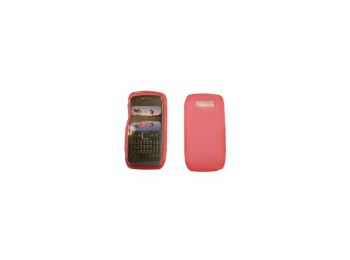 Nokia E71 szilikon tok pink*