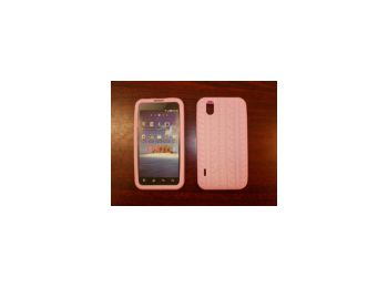 LG P970 Optimus Black puha szilikon tok pink*