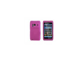 Nokia N8-00 puha szilikon tok pink*