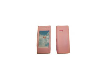 Nokia X6 puha szilikon tok pink*