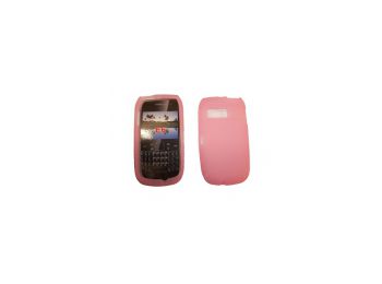 Nokia E6-00 puha szilikon tok pink*