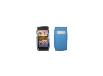 Nokia X7-00 szilikon tok kék*