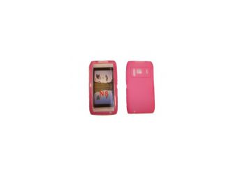 Nokia N8-00 szilikon tok pink*
