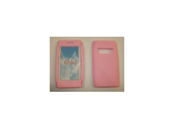 Nokia X7-00 puha szilikon tok pink*