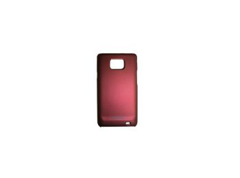 Jekod Super Cool hátlaptok kijelzővédő fóliával Samsung i9100, i9105, Galaxy S2-höz piros*
