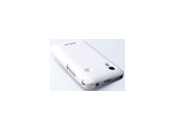 Jekod Super Cool hátlaptok kijelzővédő fóliával Samsung S5830 Galaxy Ace-hez fehér*