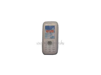 Nokia 6120 classic puha szilikon tok fehér*