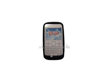 Nokia E5-00 puha szilikon tok fekete*