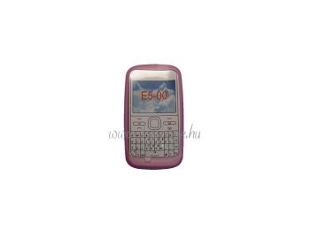 Nokia E5-00 puha szilikon tok rózsaszín*