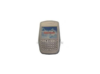 Blackberry 8900 puha szilikon tok fehér*