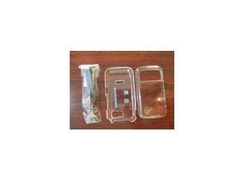 Nokia 5300 műanyag crystal tok csuklópánttal átlátszó*