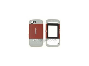 Nokia 5200 előlap és akkufedél piros