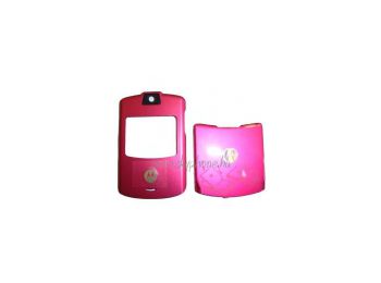 Motorola V3 előlap és akkufedél pink