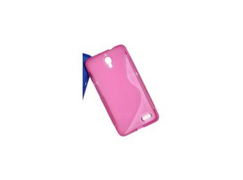 Telone Alcatel OT-6030 Idol szilikon tok rózsaszín S-Line*