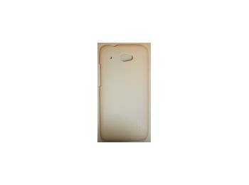 Nillkin Super Frosted érdes műanyag hátlaptok kijelzővédő fóliával HTC Desire 601 fehér*