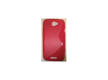 Telone HTC One S szilikon tok pink S-Line*