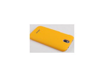 Jekod Super Cool műanyag hátlaptok kijelzővédő fóliával HTC Desire 600-hoz sárga*
