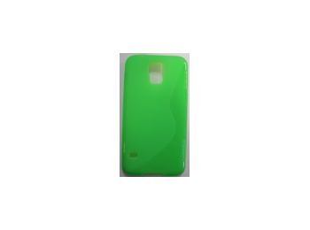 Telone Samsung G900 Galaxy S5, G901 Galaxy S5 Plus, G903 Galaxy S5 Neo szilikon tok zöld, S-Line*