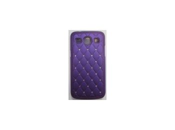 Telone Diamond matt műanyag hátlaptok strasszkövekkel Samsung G3500 Galaxy Core Plus-hoz lila*