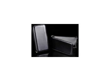 Telone Slim lefelé nyíló bőrbevonatos fliptok LG D605 optimus L9 II-höz fekete*