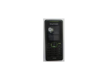 Sony Ericsson K330 komplett ház fekete-zöld swap*