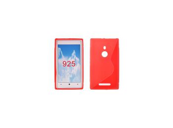 Telone Nokia Lumia 925 szilikon tok piros S-Line*