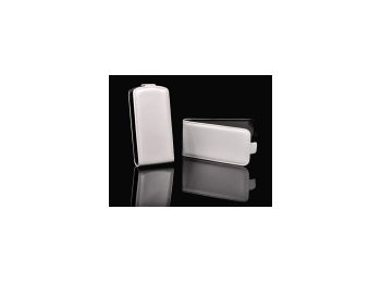 Telone Slim lefelé nyíló bőrbevonatos fliptok Sony D6502, D6503, D6543 Xperia Z2-höz fehér*