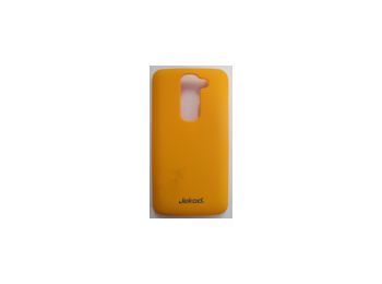 Jekod Super Cool matt műanyag hátlaptok kijelzővédő fóliával LG D618 G2 mini dual, D620 G2 mini LTE-hez sárga*