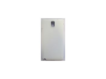 Jekod Shield bőrhatású műanyag hátlaptok kijelzővédő fóliával Samsung N9000, N9002, N9005 Galaxy Note 3-hoz fehér*