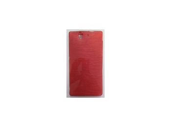 Telone Jelly Plum fényes szálas szilikon tok Sony C6602, C