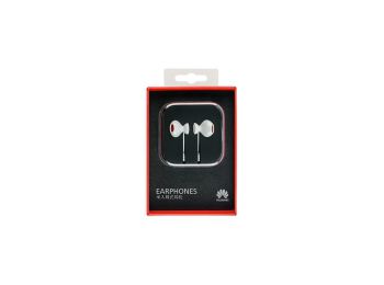Huawei Earphones vezetékes sztereo headset fehér-piros (3,5mm jack csatlakozós)*
