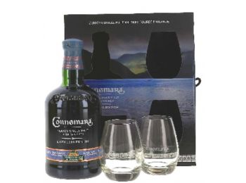 Connemara Distillers Edition whiskey dd. 0,7L 43% + 2 pohár