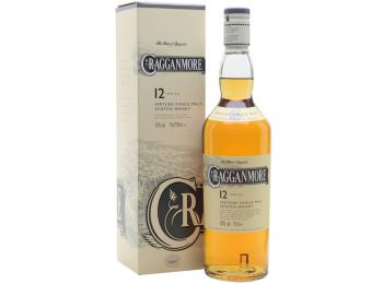 Cragganmore 12 years whisky pdd 0,7L 40%