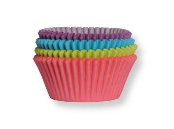 Élénk színű muffin papír 80 db