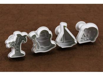 Keksz és fondant kiszúró nyári mintákkal