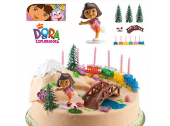 Dóra tortadísz szett