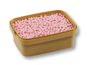 Gyöngyház rózsaszín cukorgyöngy 20 dkg 4 mm roppanós