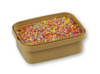 Színes korong alakú cukorkonfetti 200 g