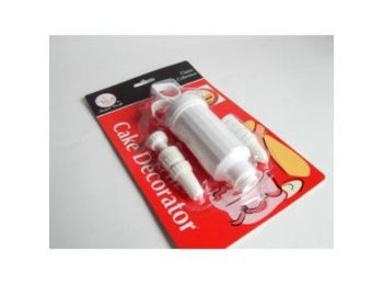 Műanyag tortadíszítő tubus készlet