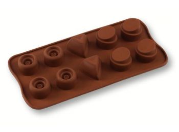 Geometrikus minták szilikon bonbon forma