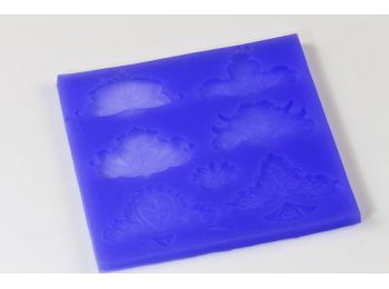 Barok mintás szilikon formázó lap